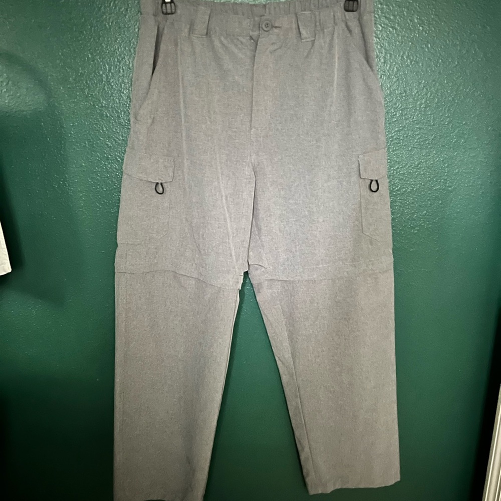 Reel Legends gray cargo pants large